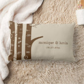 Berken Bomen Custom Sierkussen Kussen (Deken)