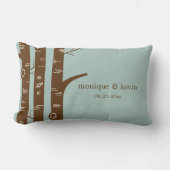 Berken Bomen Custom Sierkussen Kussen (Voorkant)