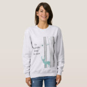 Berken Bomen Herten Inspirerend quote Trui (Voorkant volledig)