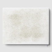 Berken boom en gesneden hart rustieke bruiloft gastenboek (Achterkant)