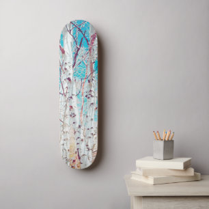 Berken Bos Rustieke Wildernis Buiten Persoonlijk Skateboard