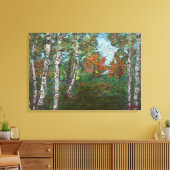 Berken (door Kimon Loghi) Canvas Afdruk (Insitu (Woonkamer))