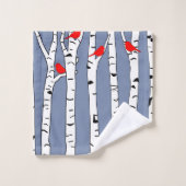 Berken en Vogels Bad Handdoek (Wasdoekje)