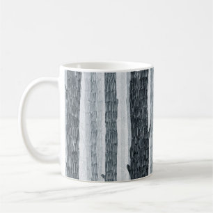 Berken hout bomen, naadloze achtergrond patroon. koffiemok