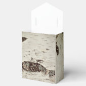 Berken hout bruiloft geschenkdozen bedankdoosjes (Geopend)