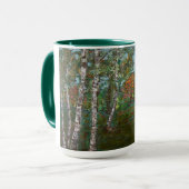 Berken in een bos (Kimon Loghi) Mok (Voorkant links)