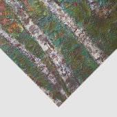 Berken in een Roemeens bos (door Kimon Loghi) Tissuepapier (Detail)