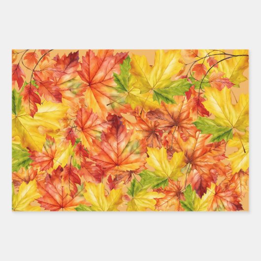 Berken, rode kardinalen en chimpunks inpakpapier vel (Voorkant 3)