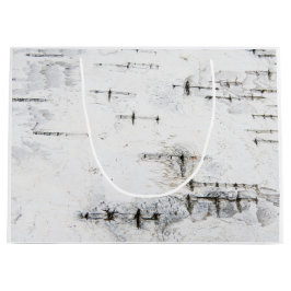 Berken schors patroon Gift Bag Groot Cadeauzakje