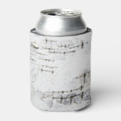 Berken schors patroon kan gezellig blikjeskoeler (Blikje Voorkant)