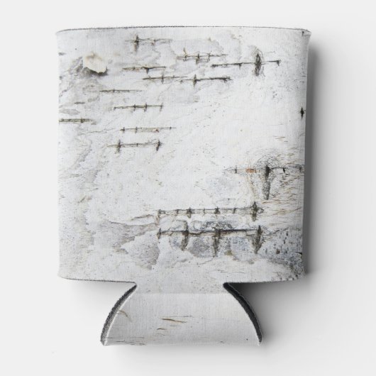 Berken schors patroon kan gezellig blikjeskoeler (Voorkant)