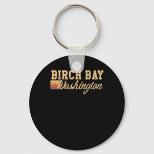 Berkenbaai Washington Pacific Nieuw strand Souveni Sleutelhanger