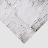 Berkenbast Boom Wit Rustiek Landelijk Boslandschap Tissuepapier (Detail)