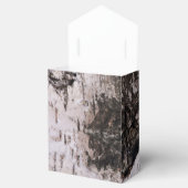 Berkenbast - houttextuur natuur foto bedankdoosjes (Geopend)