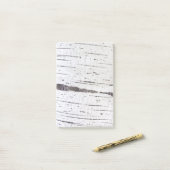 Berkenbastpatroon Post-it® Notes (Op bureau)
