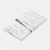 Berkenbastpatroon Post-it® Notes (Schuin)