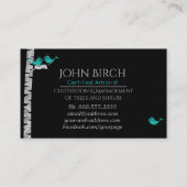 *~* Berkenbomen Blauwe Vogels Boomdokter . boomkwe Visitekaartje (Achterkant)