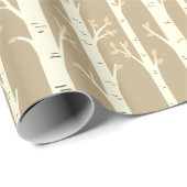 Berkenbomen Cadeaupapier (Rol Hoek)