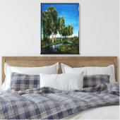 BERKENBOMEN IN TUSCANIE CANVAS AFDRUK (Insitu (Slaapkamer))