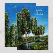 BERKENBOMEN IN TUSCANIE KAART (Voorkant / Achterkant)