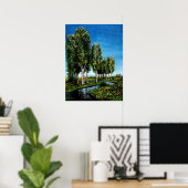 BERKENBOMEN IN TUSCANIE POSTER (Thuiskantoor)