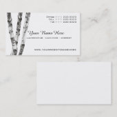 Berkenbomen Landschap Arborist Visitekaartje (Voorkant / Achterkant)