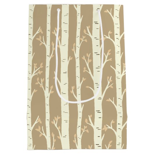 Berkenbomen Medium Cadeauzakje (Achterkant)