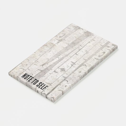 Berkenbomen Post-it® Notes (Schuin)