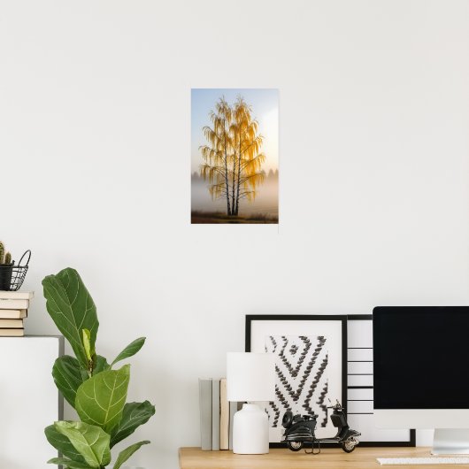 Berkenbomen Poster (Thuiskantoor)