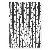 Berkenbomen Zittende Kaart (Achterkant)