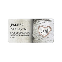 berkenboom adresetiketten etiket