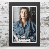 Berkenboom, Baby shower Suite Drieluik Uitnodiging (Binnenkant midden)