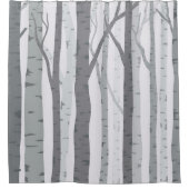 Berkenboom douchegordijn (Voorkant)