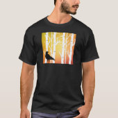 Berkenboom en kraai t-shirt (Voorkant)