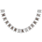 Berkenboom hart initialen rustieke bruiloft banner (Alle)