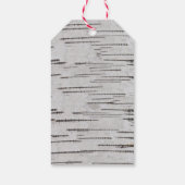 Berkenboom hart initialen rustieke bruiloft Dank u Cadeaulabel (Achterkant)