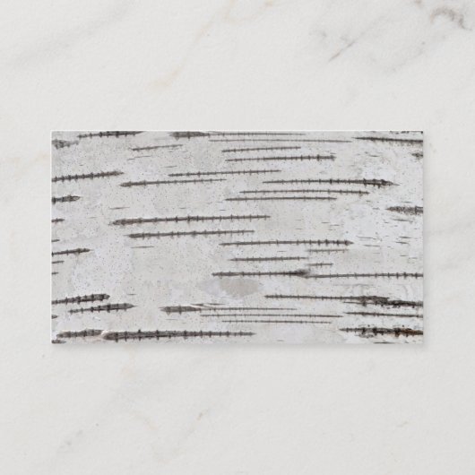 Berkenboom hart initialen rustieke bruiloft plaatskaartje (Achterkant)