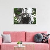 Berkenboom Magische Gezichtsfotografie Canvas Prin (Insitu (Woonkamer))