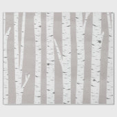 Berkenboom Rustiek bos Cadeaupapier (Vlak)