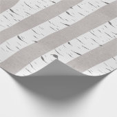 Berkenboom Rustiek bos Cadeaupapier (Hoek)