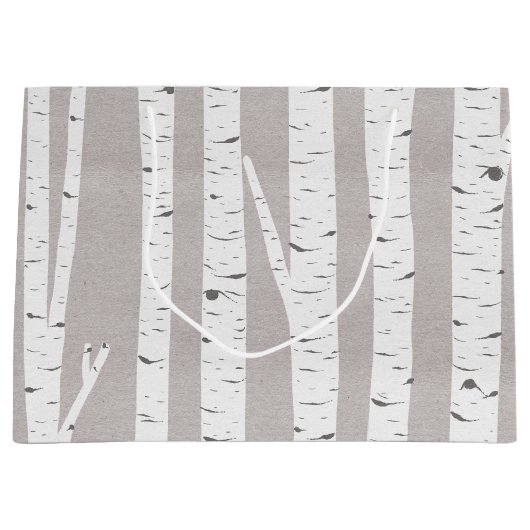 Berkenboom Rustiek bos Groot Cadeauzakje (Voorkant)