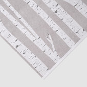 Berkenboom Rustiek bos Tissuepapier (Detail)