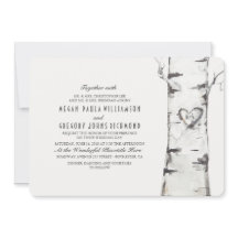 Berkenboom rustieke bruiloft