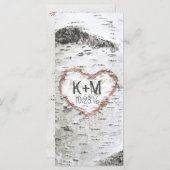 BERKENBOOM RUSTIEKE BRUILOFT PROGRAMMA'S (Voorkant / Achterkant)