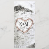 BERKENBOOM RUSTIEKE BRUILOFT PROGRAMMA'S (Voorkant)