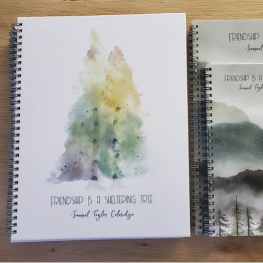 Berkenboom spiraal Notitieboek | Vriendschap