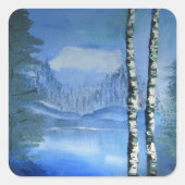 Berkenboom Sticker (Voorkant)