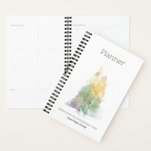 Berkenboom zacht Hoesje spiraalplanner Planner (Display)