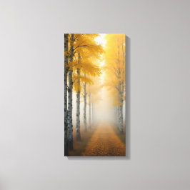 berkenboomsteeg canvas afdruk