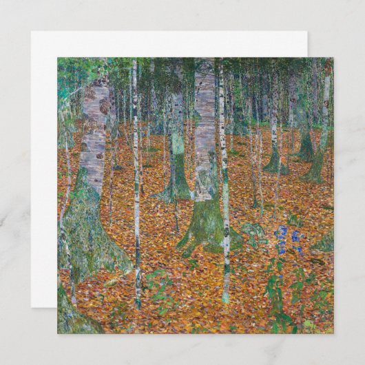 berkenbos | Gustav Klimt | (Voorkant / Achterkant)